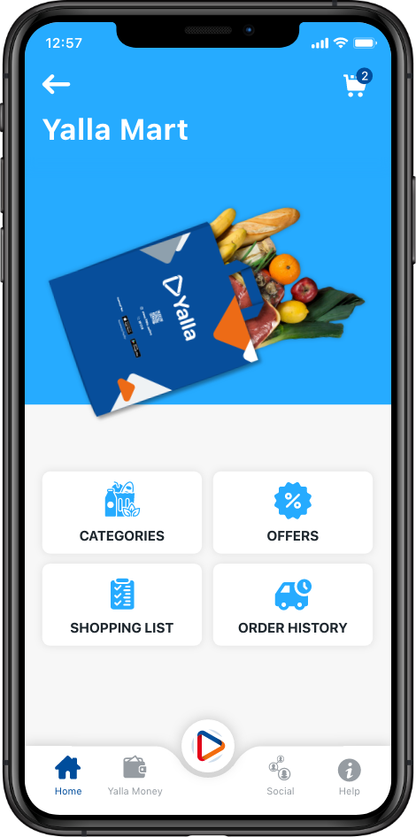 Yalla Super App Egypt, Online Grocery Payment Gateway Egypt